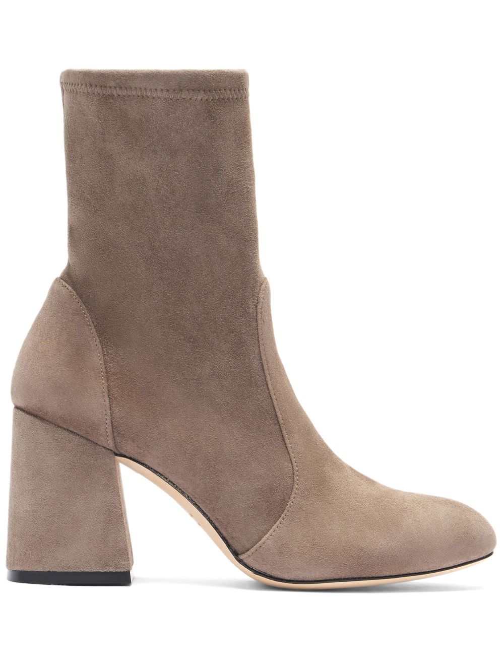 Stuart Weitzman Flareblock 高跟靴（8.5厘米） - 中性色