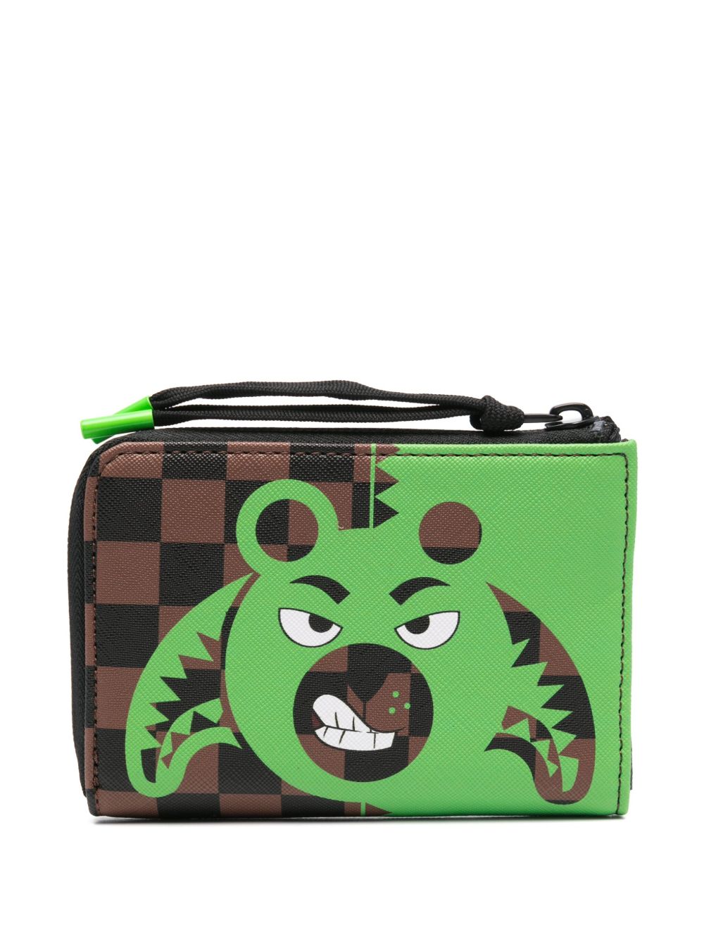 sprayground kid 插画印花钱包 - 绿色