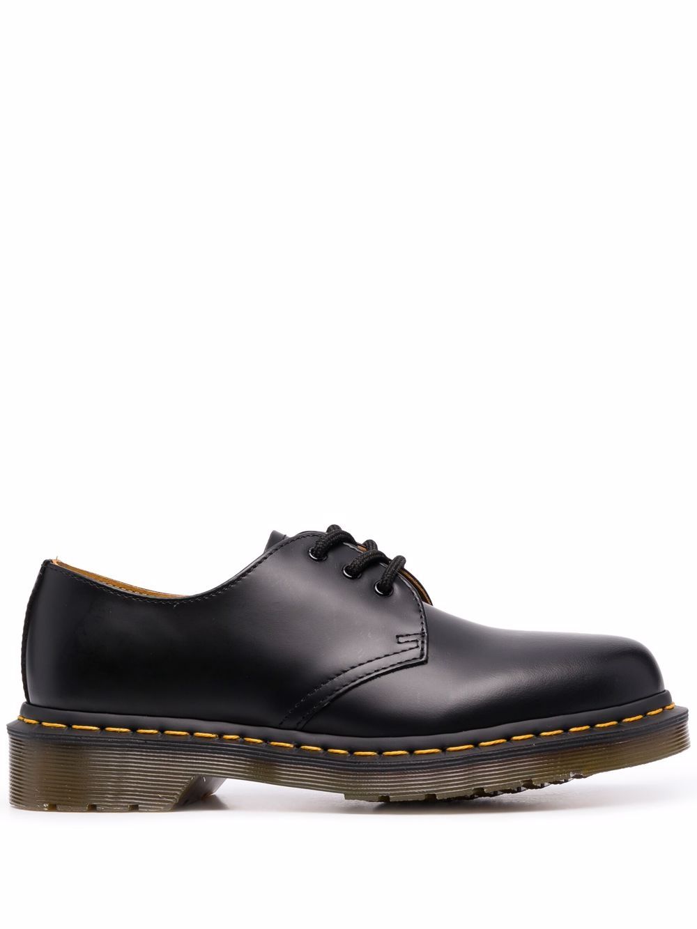Dr. Martens 1461 平滑皮质系带鞋 - 黑色