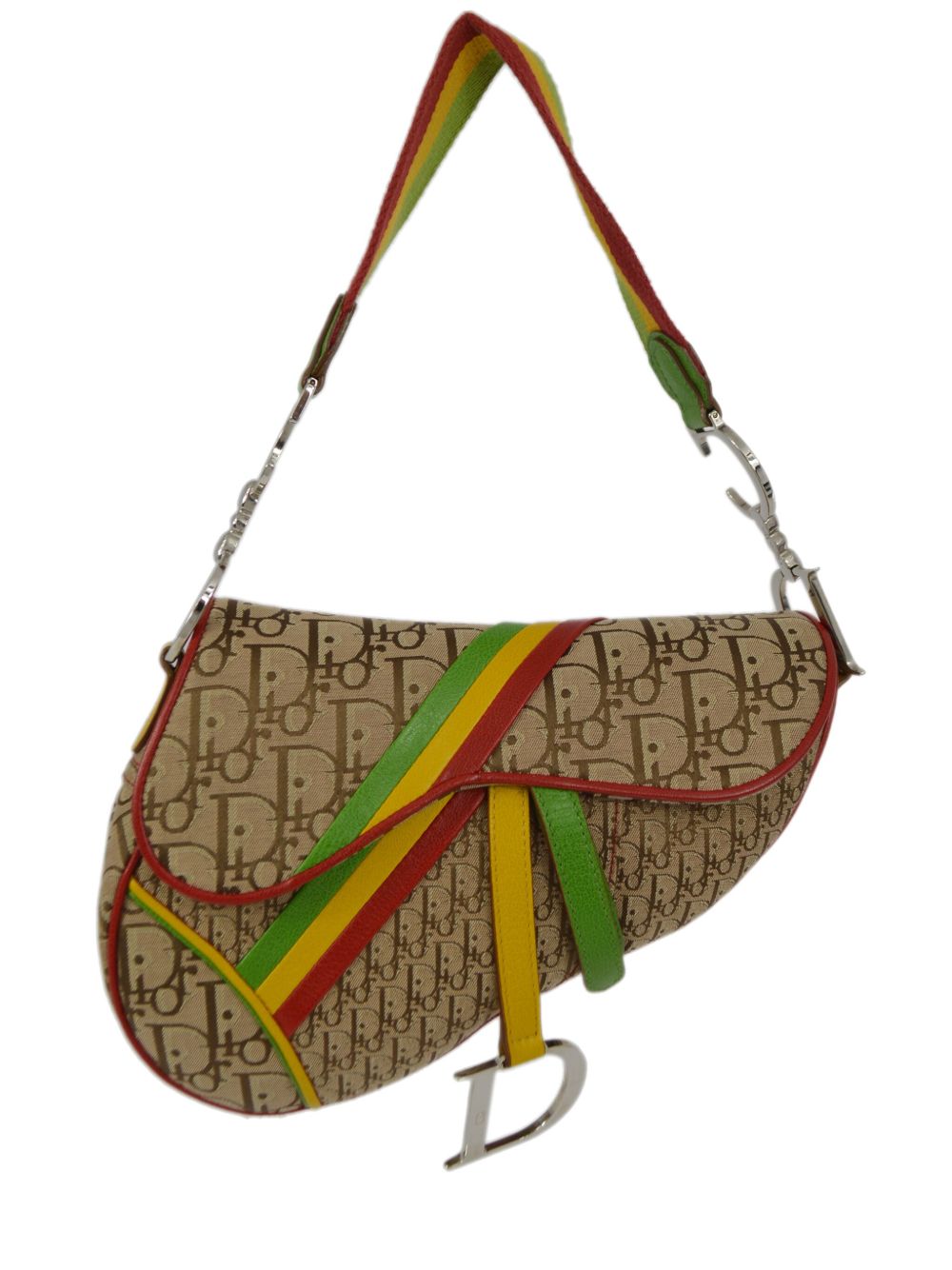 Christian Dior Pre-Owned Rasta Trotter Saddle 腰包（2004年典藏款） - 褐色