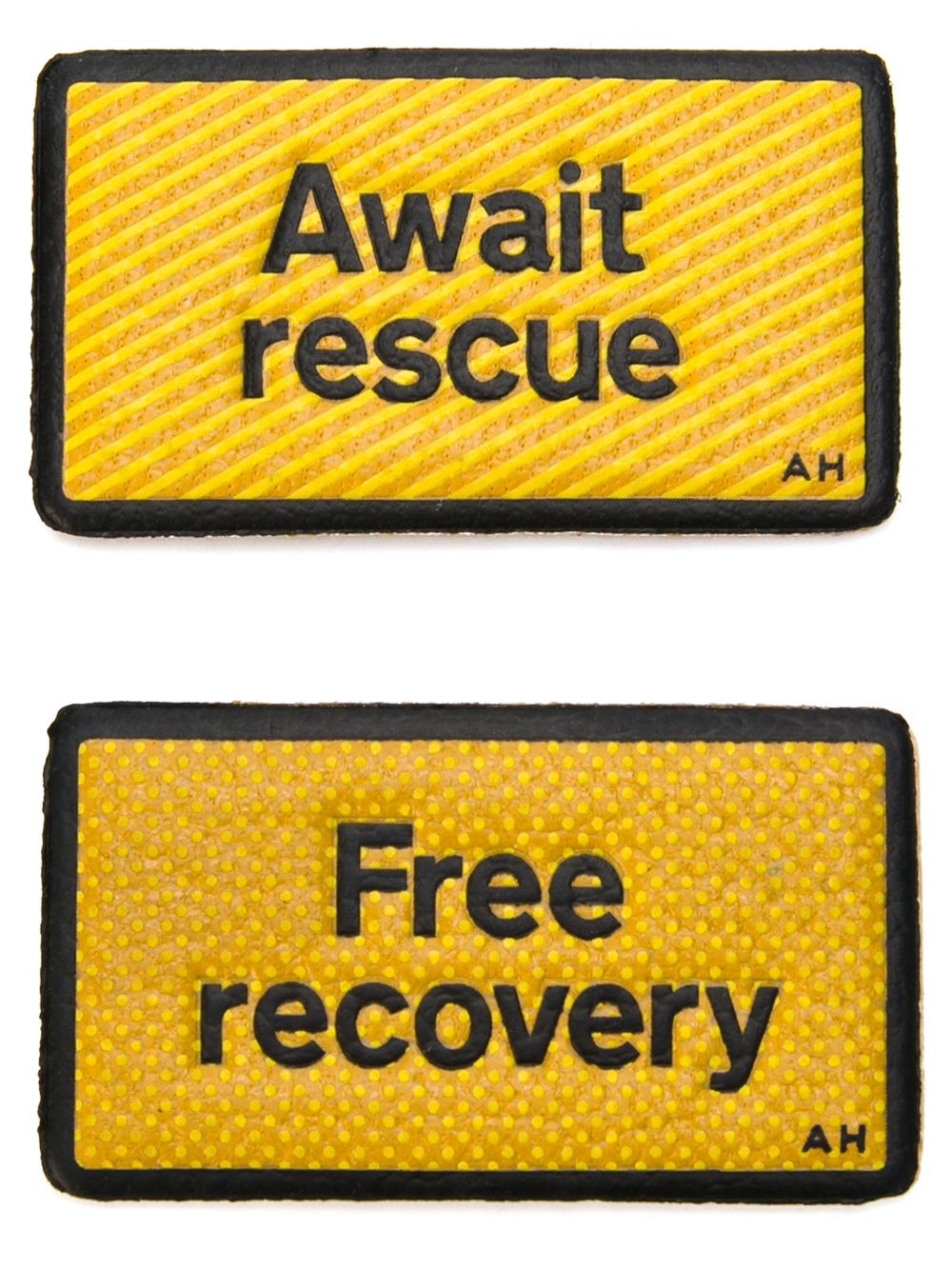 Anya Hindmarch 'Free Recovery'包袋贴花 - 黄色
