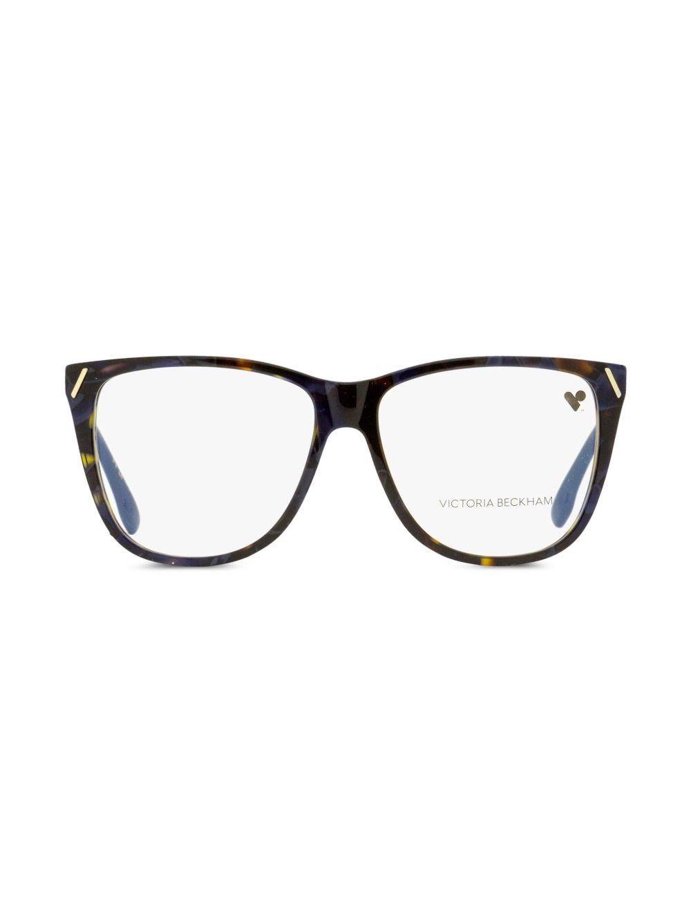 Victoria Beckham Eyewear D字形框眼镜 - 褐色