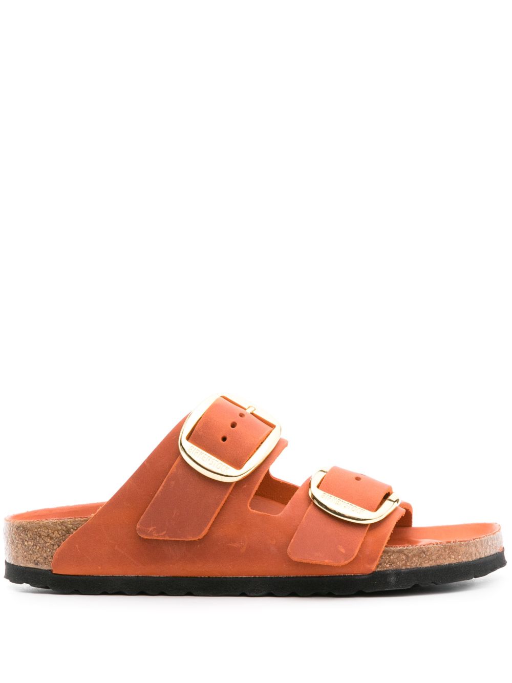 Birkenstock Arizona 皮质拖鞋 - 橘色