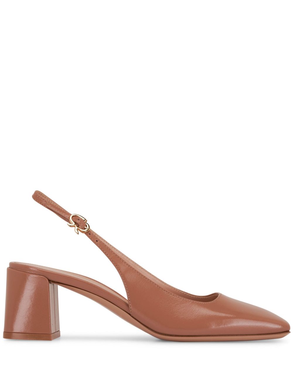 Gianvito Rossi Praline 皮质高跟鞋 - 中性色