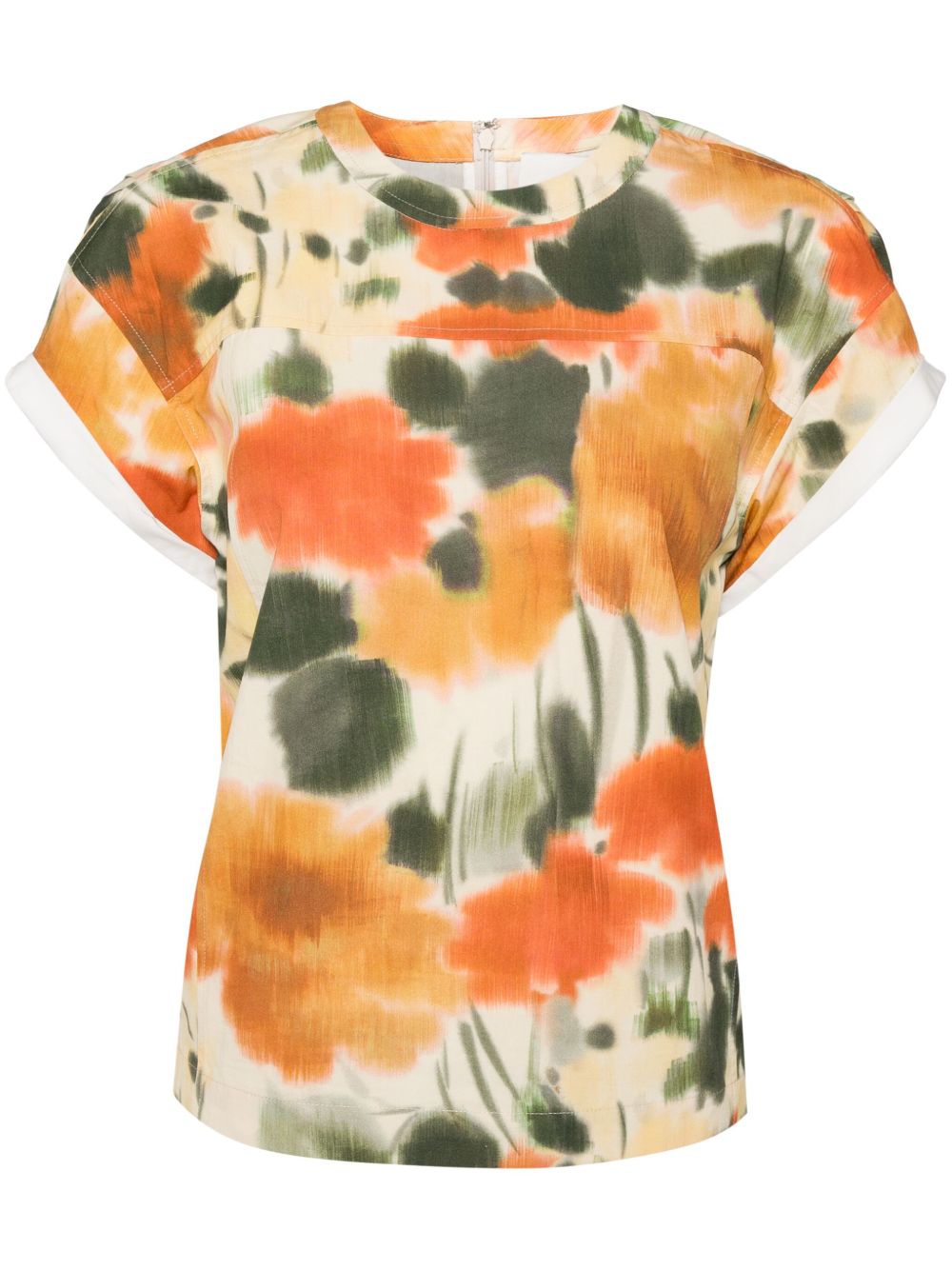 3.1 Phillip Lim Blurred Marigold 上衣 - 橘色
