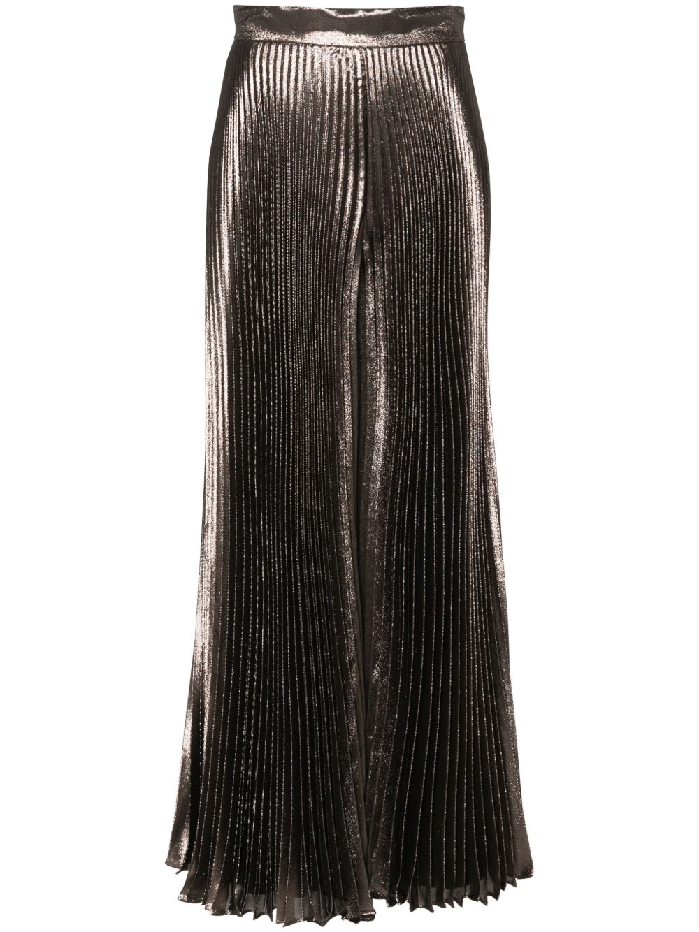 Max Mara Panteon 金属丝褶饰长裤 - 褐色
