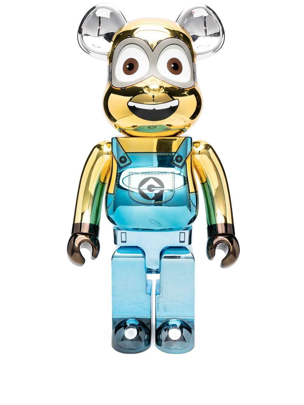 MEDICOM TOY Dave Chrome BE@RBRICK 1000% 模型玩具 - 黄色