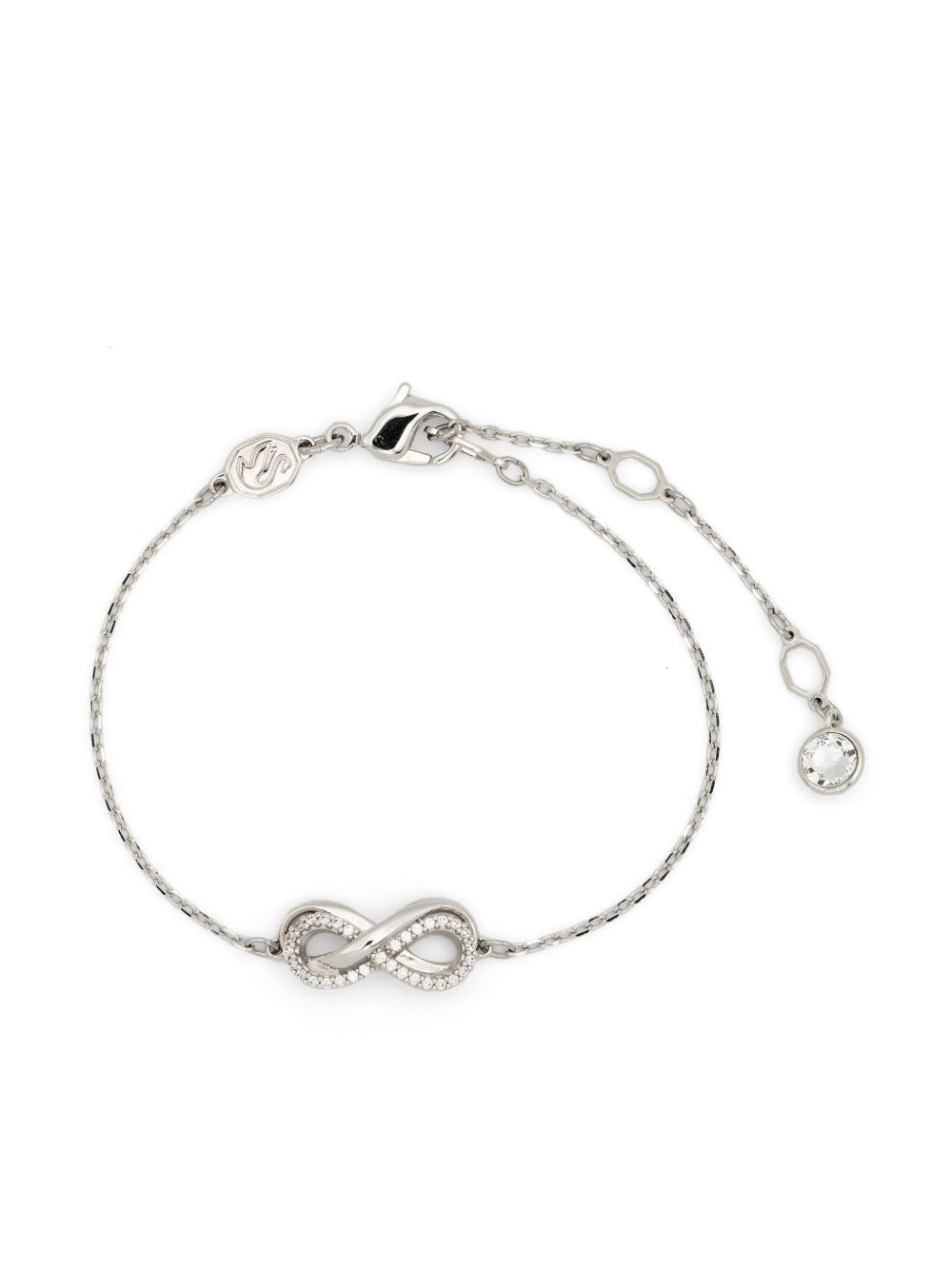 Swarovski Hyperbola 晶饰手链 - 银色