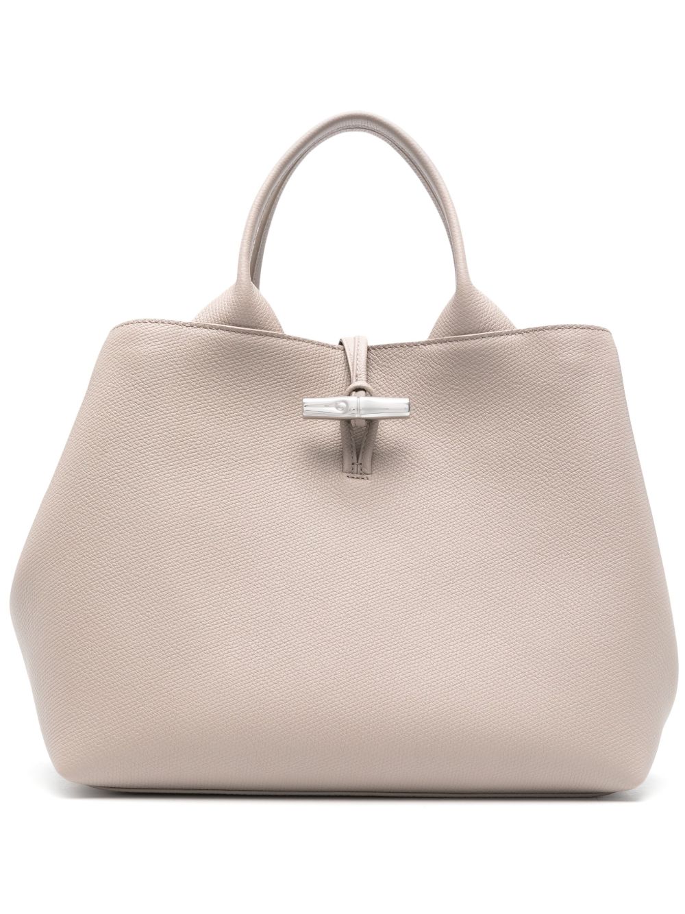 Longchamp Le Roseau 大号手提包 - 灰色