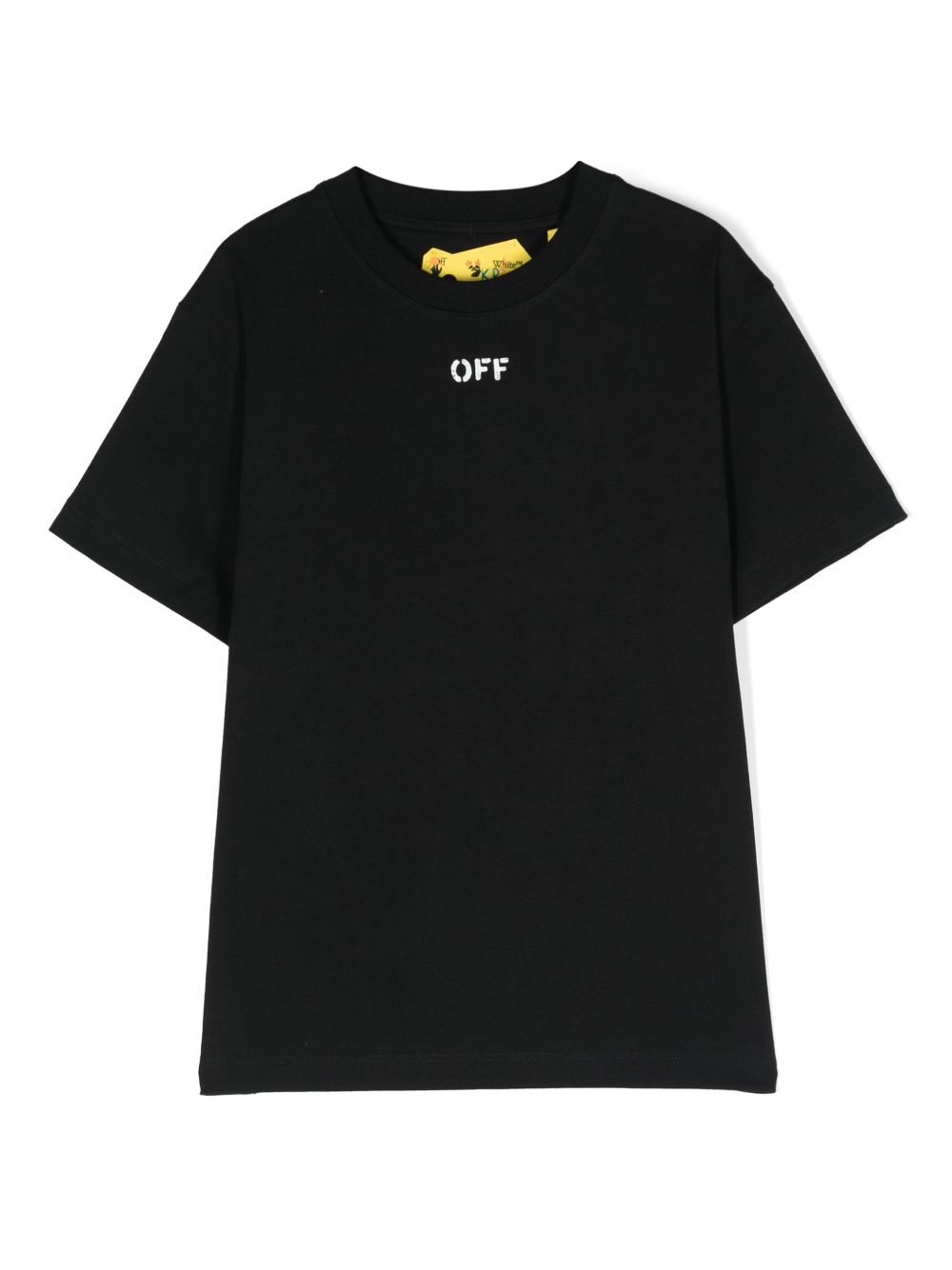 Off-White Kids Off Stamp 棉T恤 - 黑色