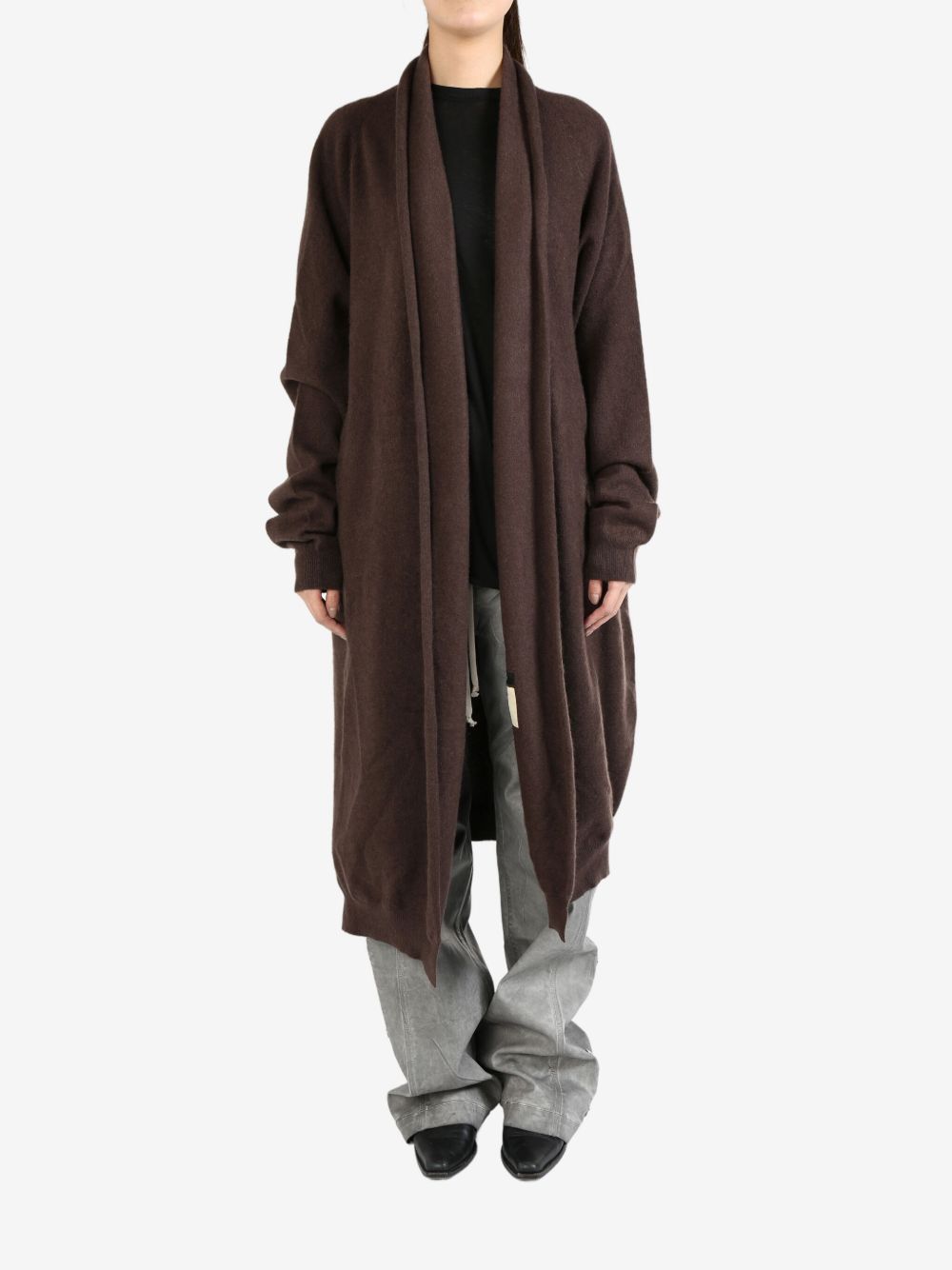 Frenckenberger cashmere cardigan - 褐色
