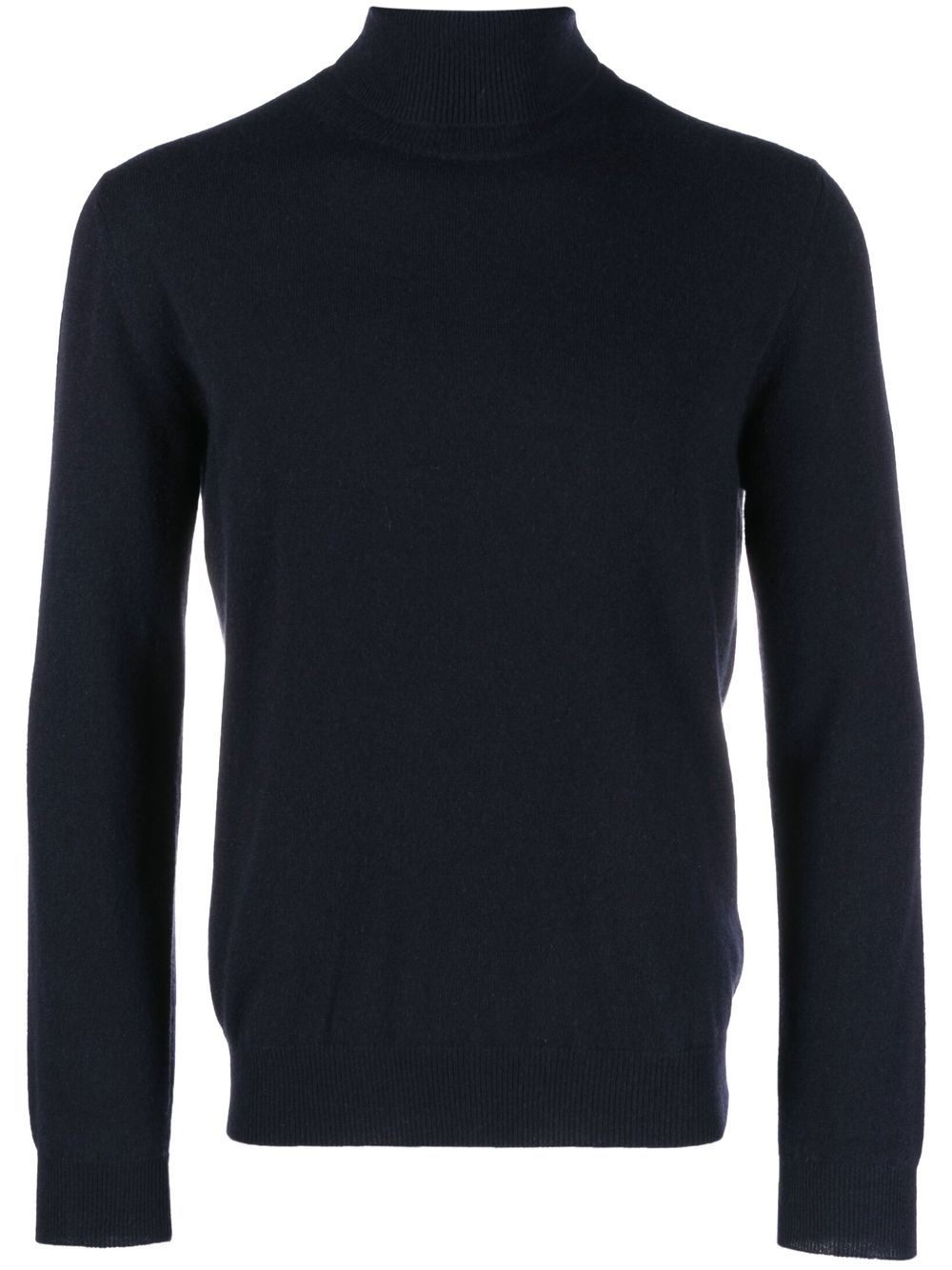 Corneliani 高领羊绒毛衣 - 蓝色