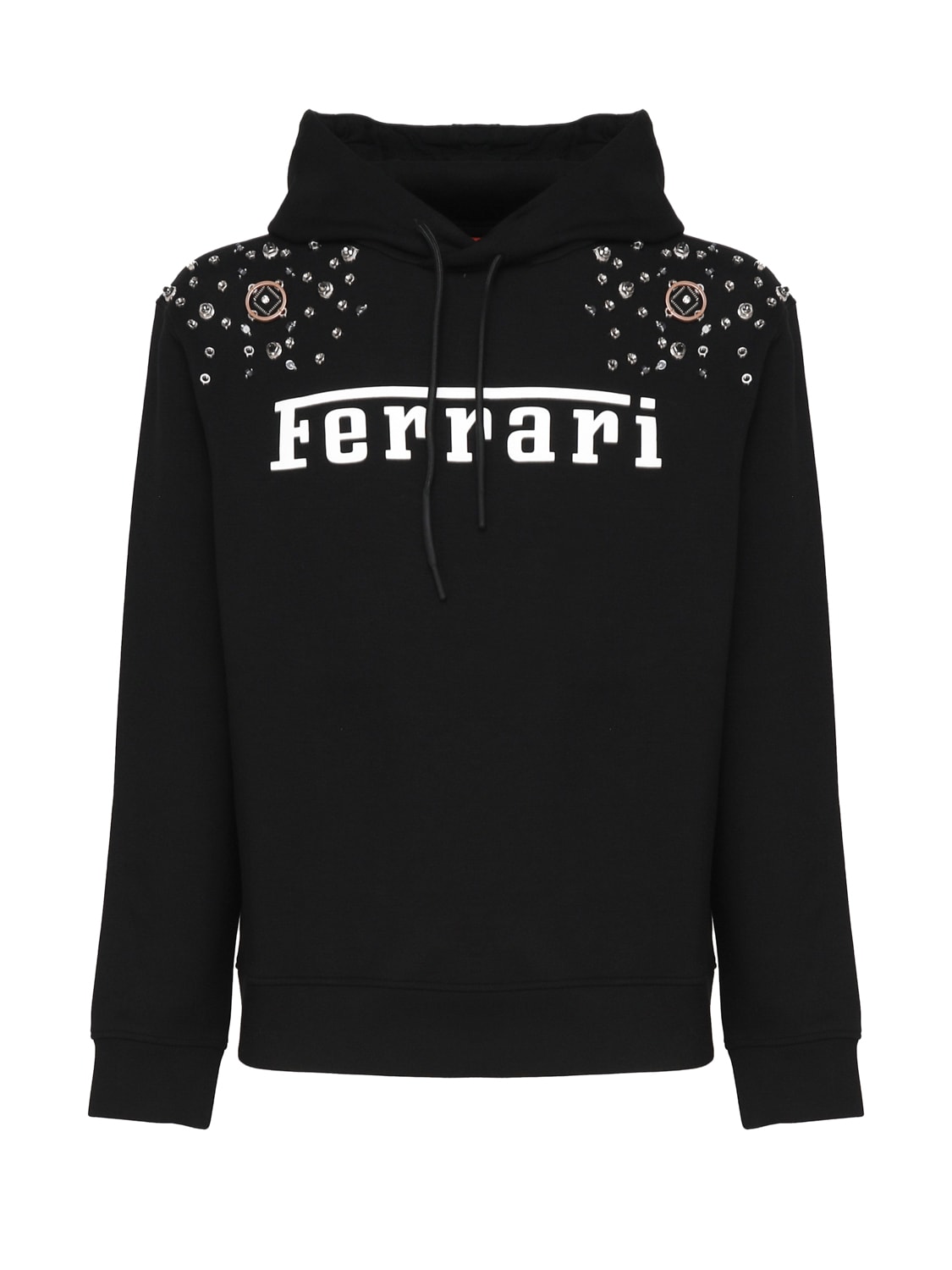 Ferrari Logo Sweatshirt With Hood