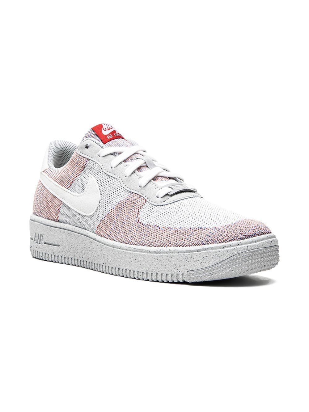 Nike Kids Air Force 1 Crater Flyknit 运动鞋 - 灰色