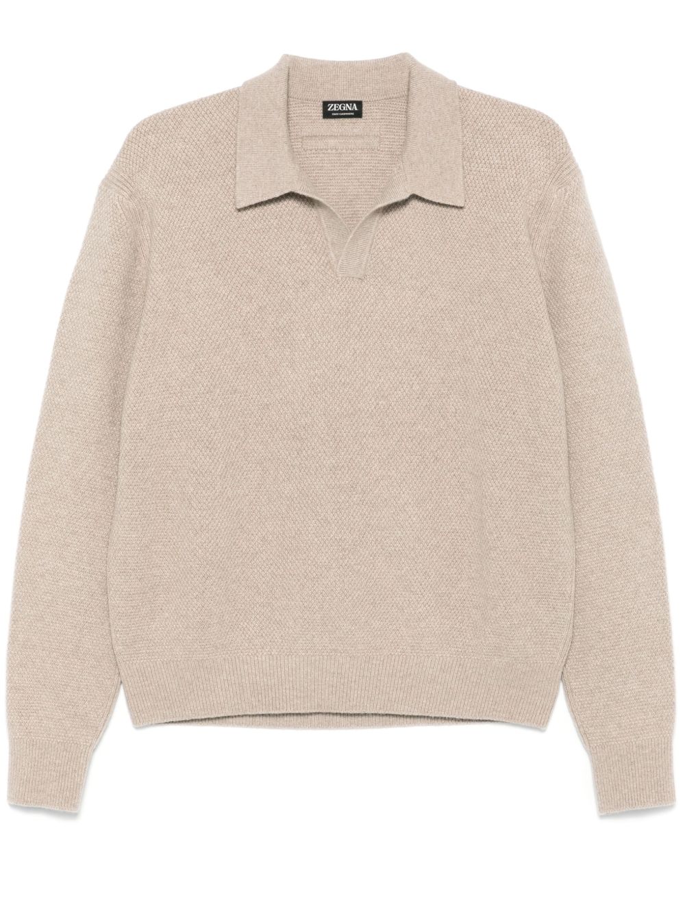 Zegna Oasi 羊绒polo衫 - 中性色