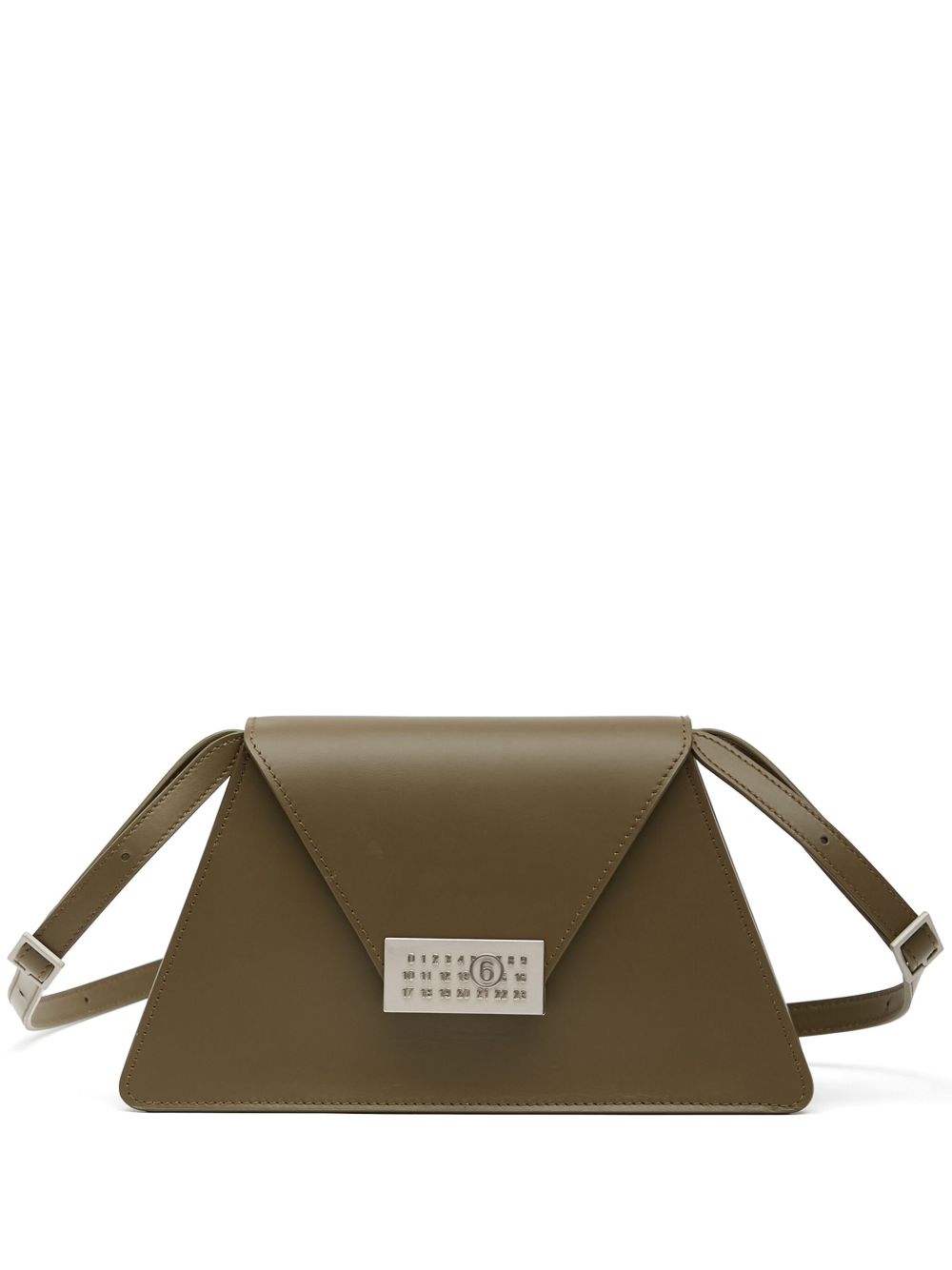 MM6 Maison Margiela Numeric 中号单肩包 - 绿色