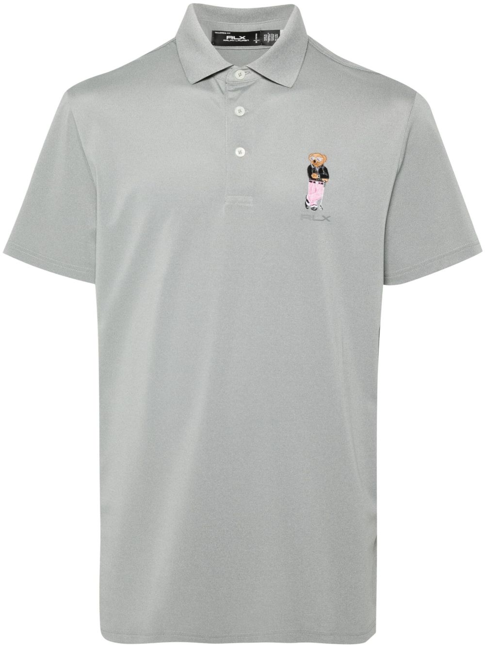 RLX Ralph Lauren Polo Bear 刺绣polo衫 - 灰色
