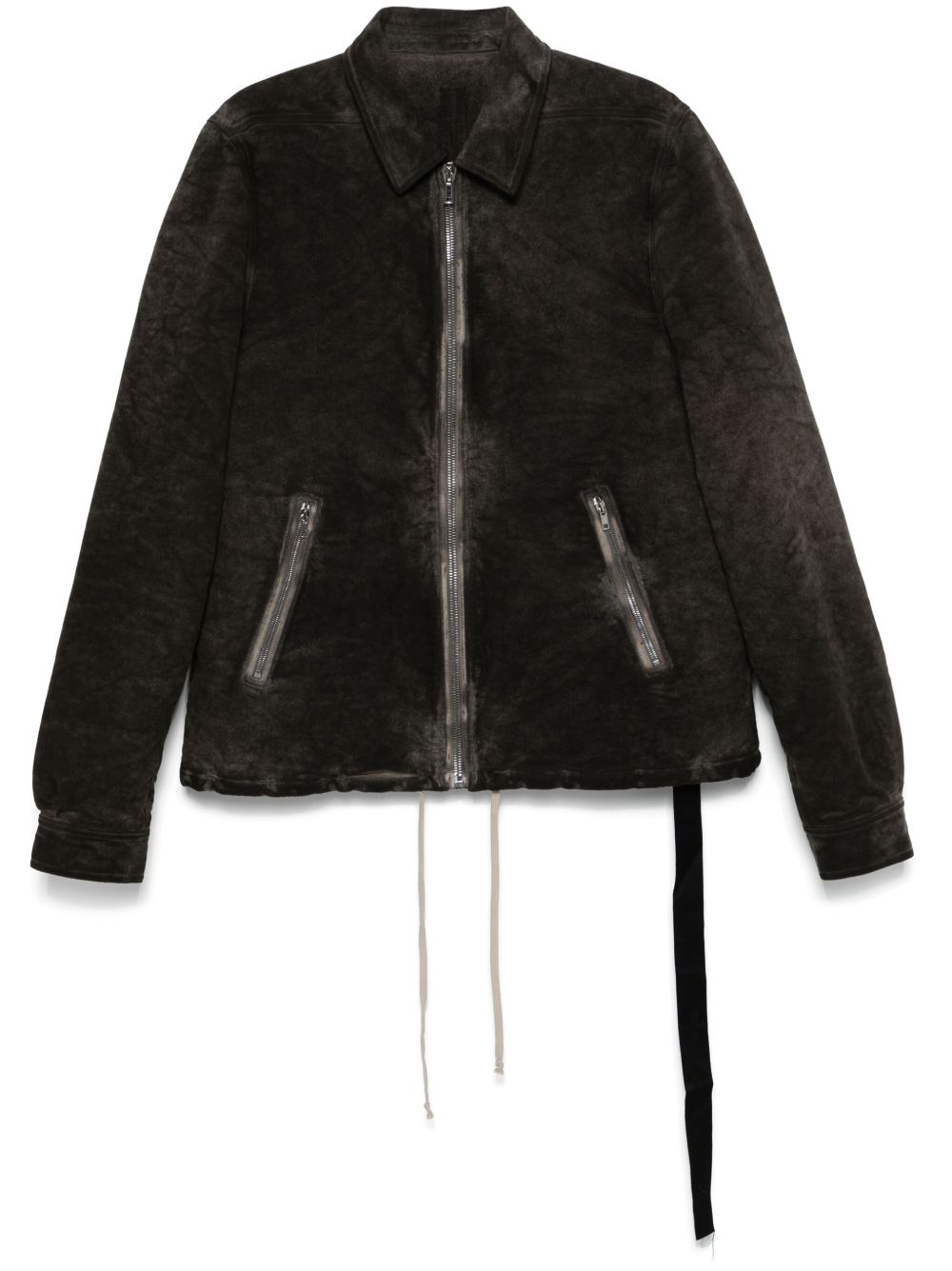 Rick Owens DRKSHDW 拉链夹克 - 灰色