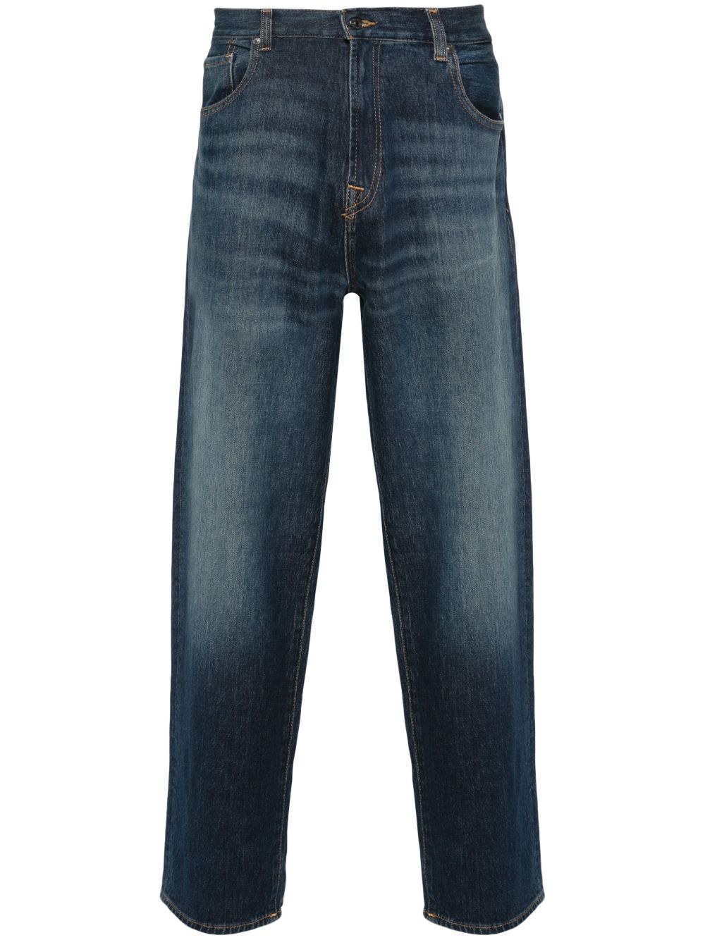 7 For All Mankind Ryan 直筒牛仔裤 - 蓝色