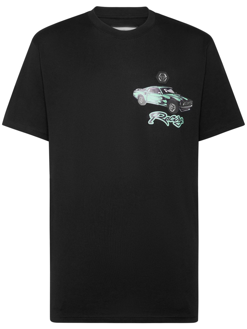 Philipp Plein Cars Racing T恤 - 黑色