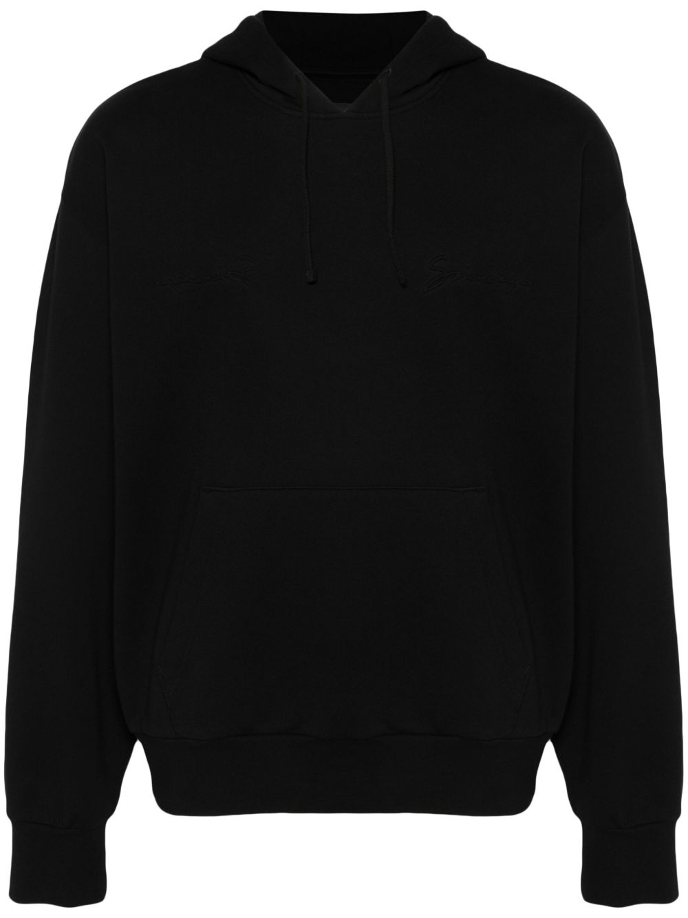 Givenchy logo压纹连帽衫 - 黑色