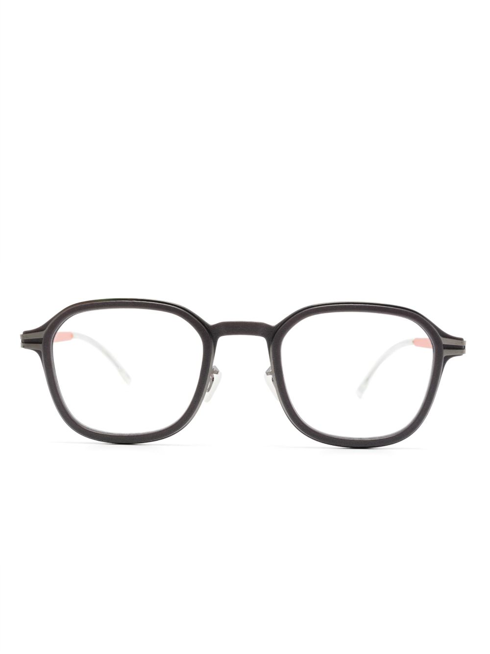 Mykita 弧角方框眼镜 - 黑色
