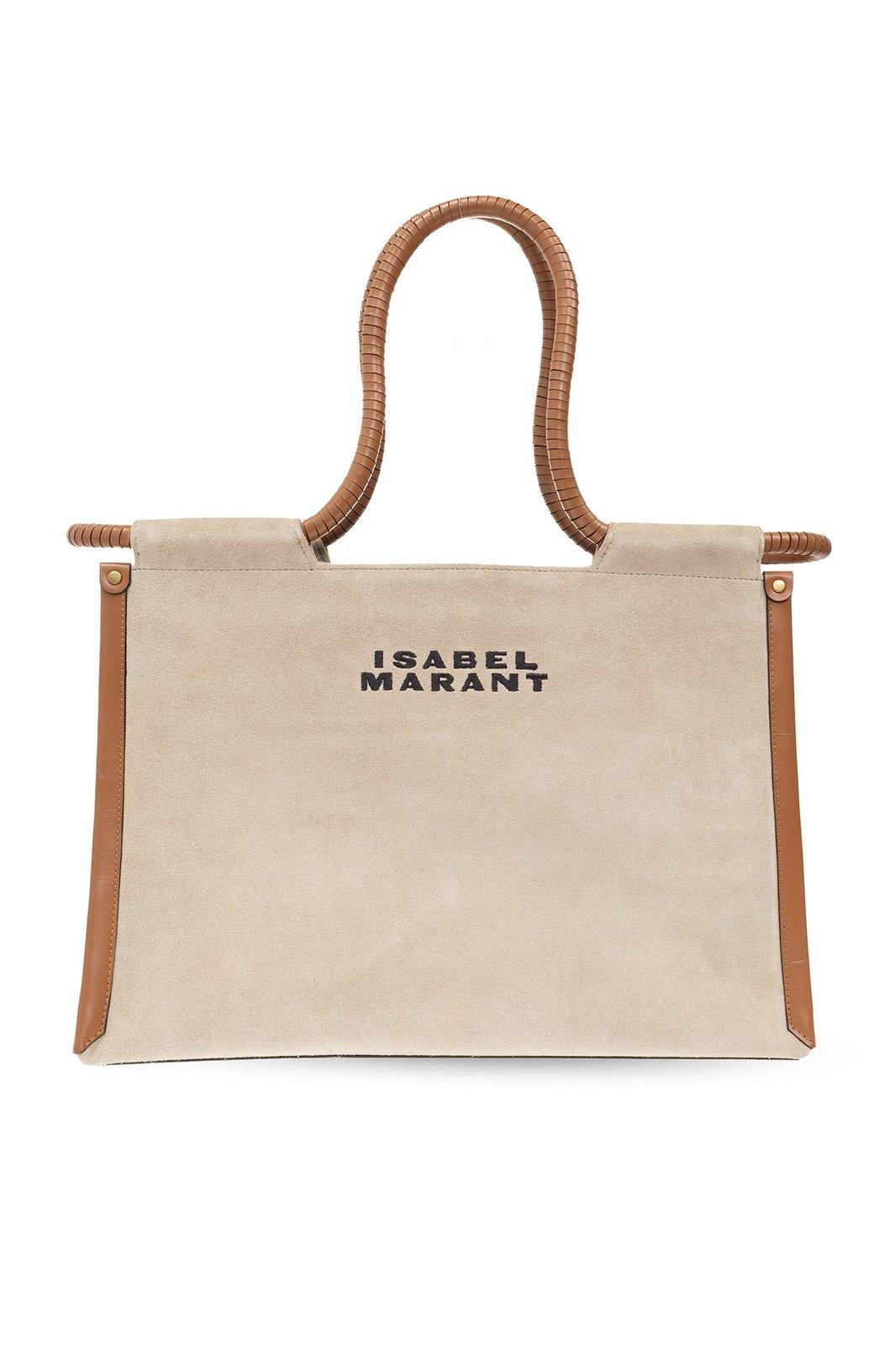 Isabel Marant Toledo Logo Embroidered Tote Bag