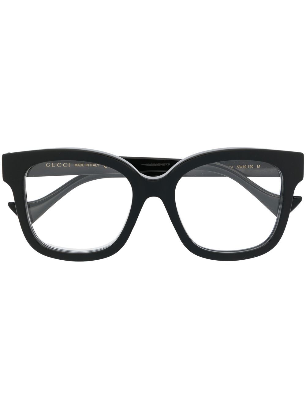 Gucci Eyewear 方框眼镜 - 黑色