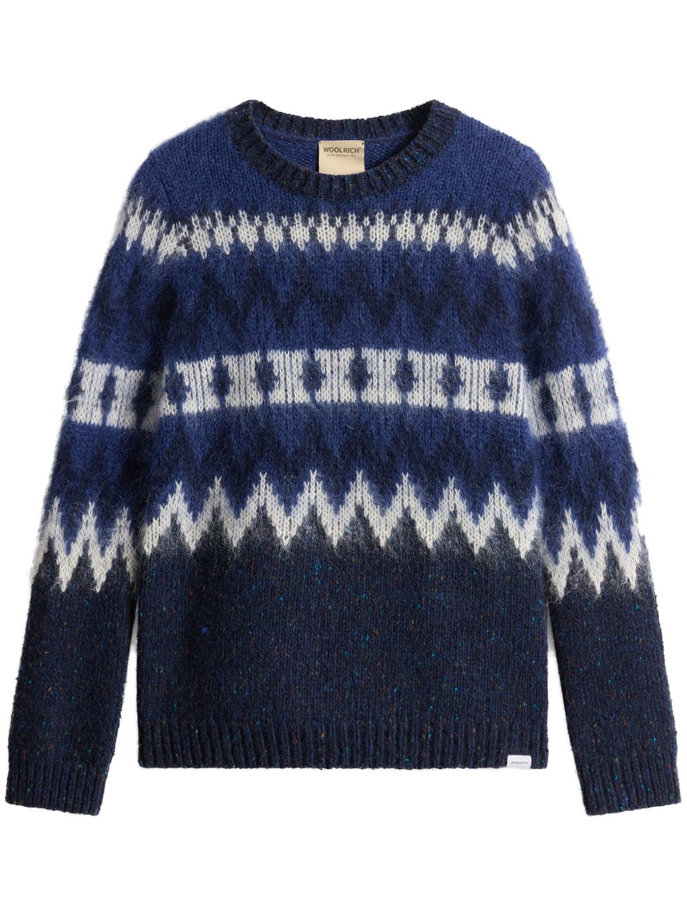Woolrich Aztec 毛衣 - 蓝色