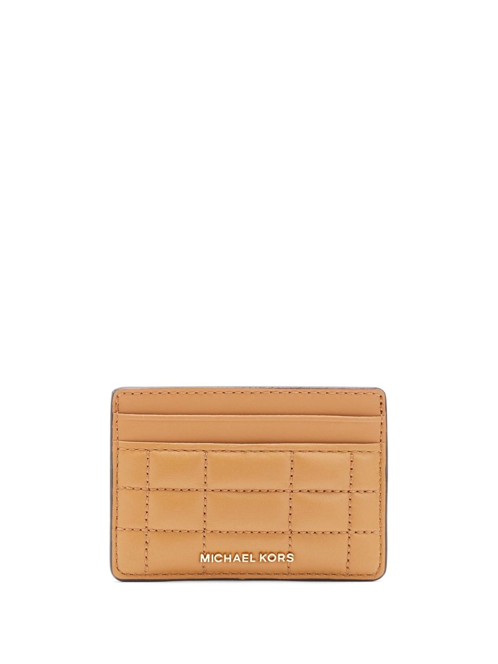 Michael Kors logo皮质卡夹 - 中性色