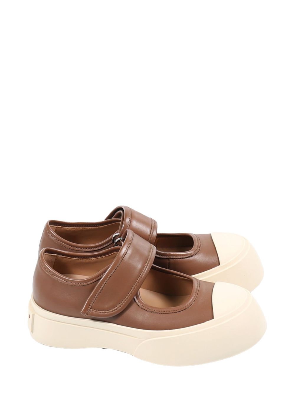 Marni Mary Jane ballerinas - 褐色