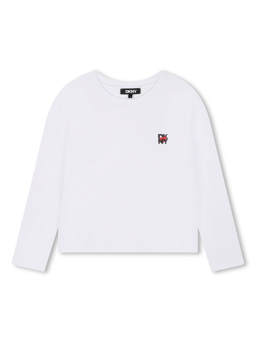 Dkny Kids logo印花T恤 - 白色