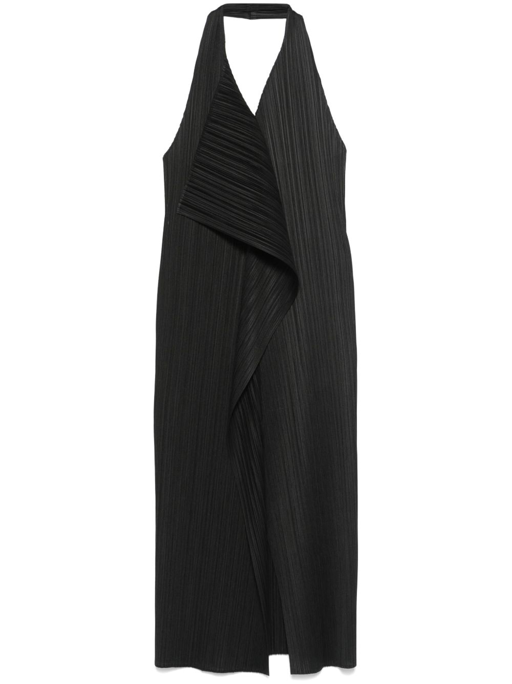 Pleats Please Issey Miyake Monthly Colors: November 中长连衣裙 - 黑色