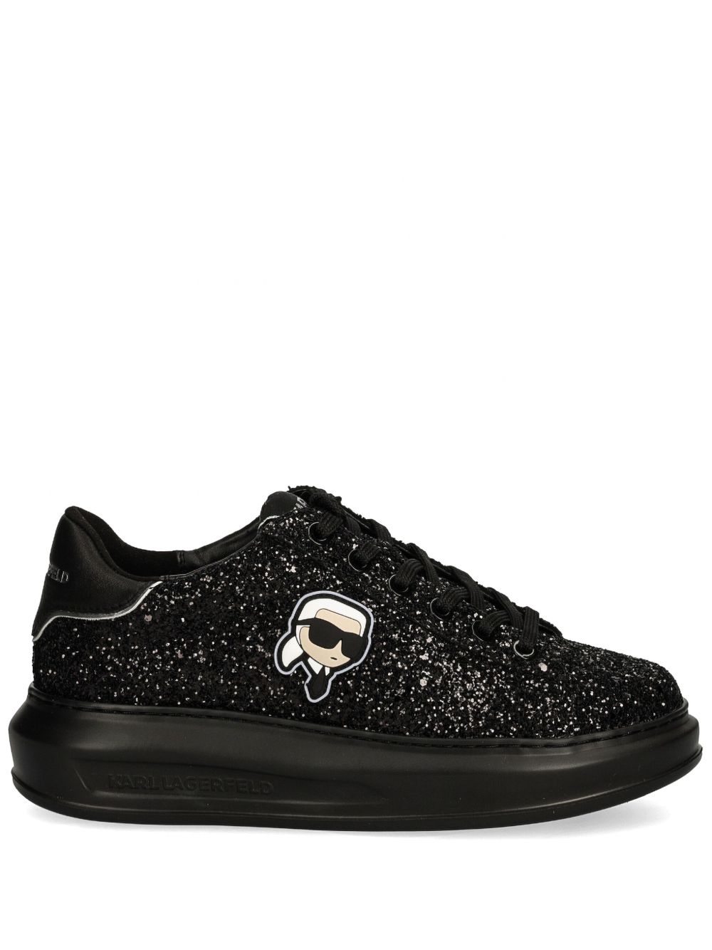 Karl Lagerfeld K/Ikonik NFT Kapri 运动鞋 - 黑色