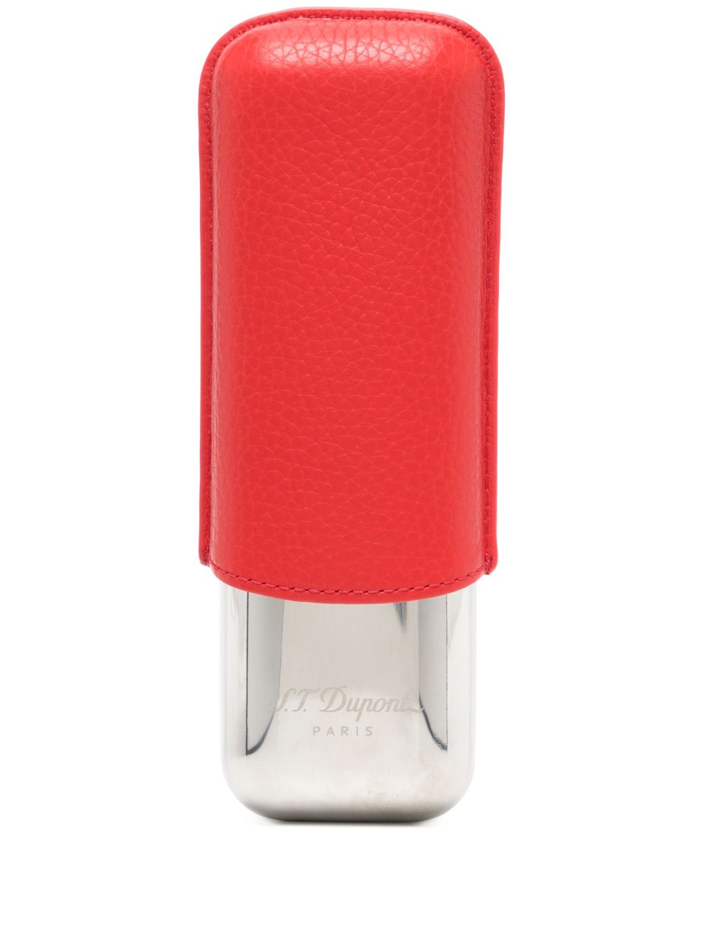 S.T. Dupont logo浮雕香烟盒 - 红色