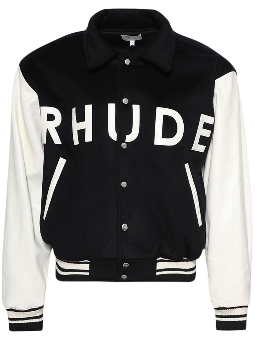 RHUDE Collegiate 飞行员夹克 - 黑色