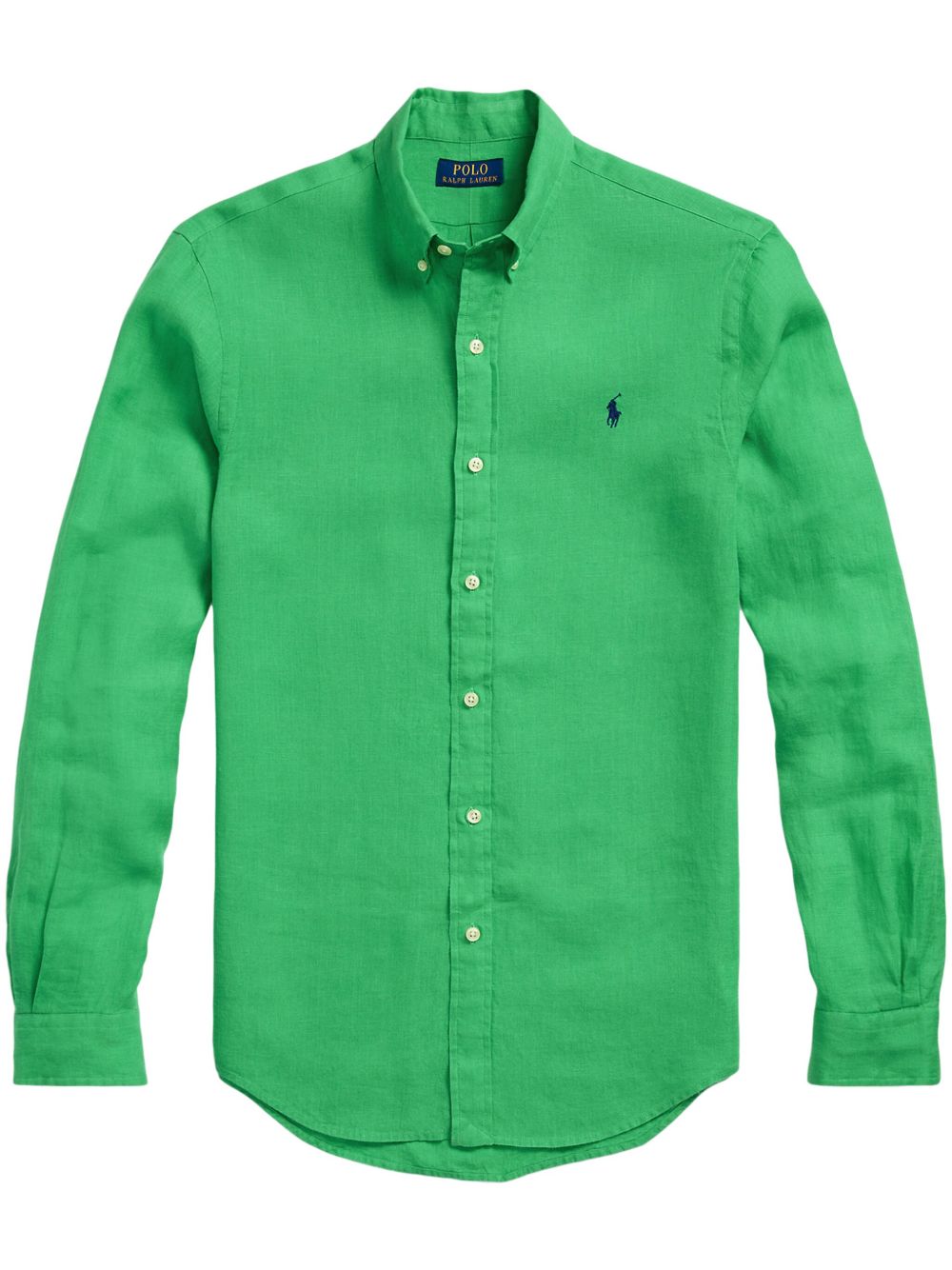 Polo Ralph Lauren Polo Pony 亚麻排扣衬衫 - 绿色