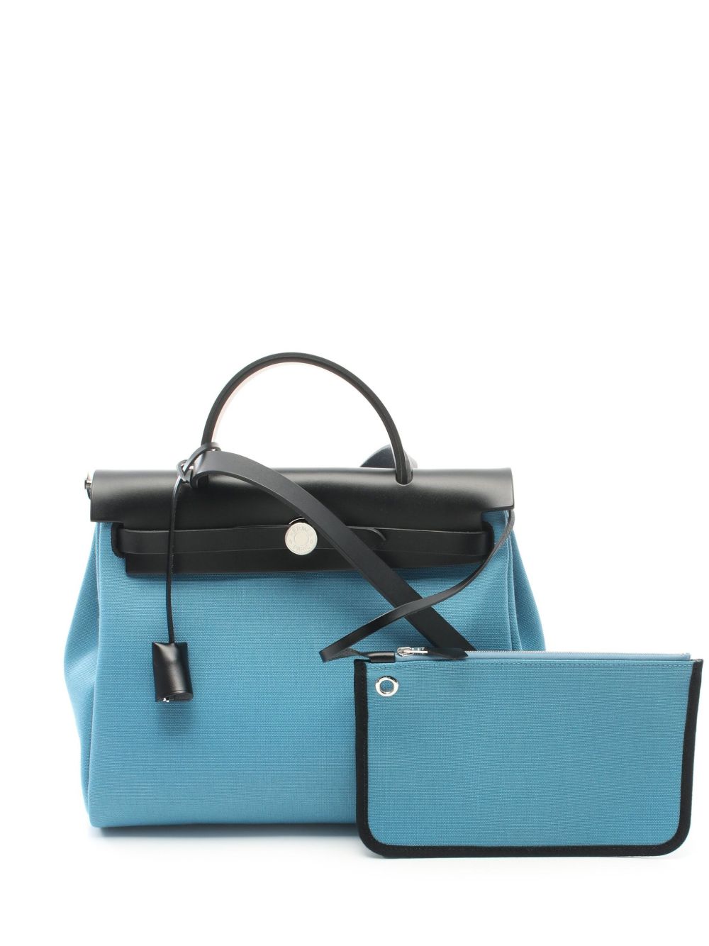 Hermès Pre-Owned Herbag Zip PM 两用手提包（2024年典藏款） - 蓝色