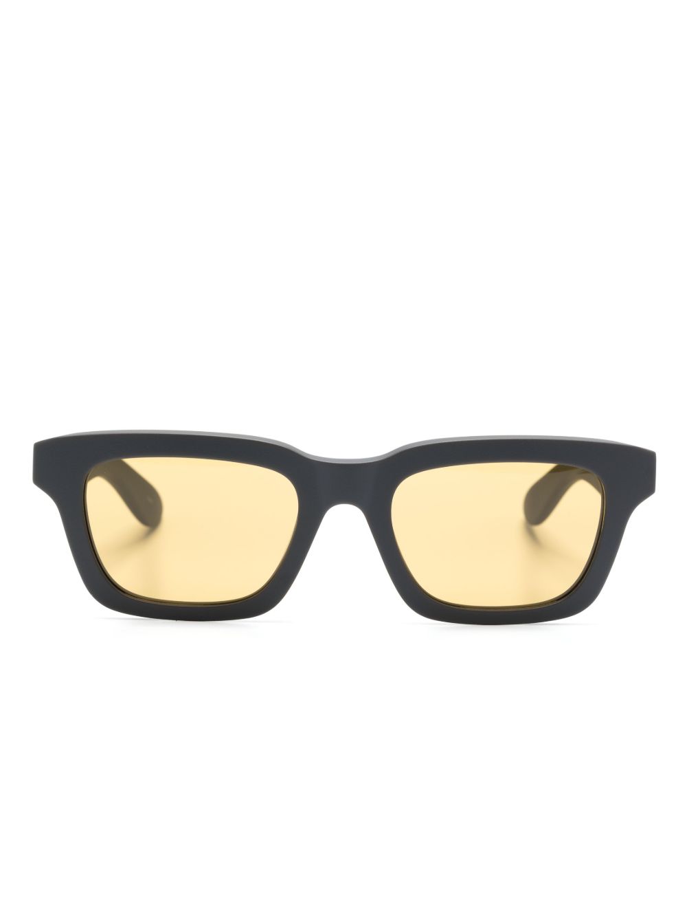 Alexander McQueen Eyewear 方框太阳眼镜 - 灰色