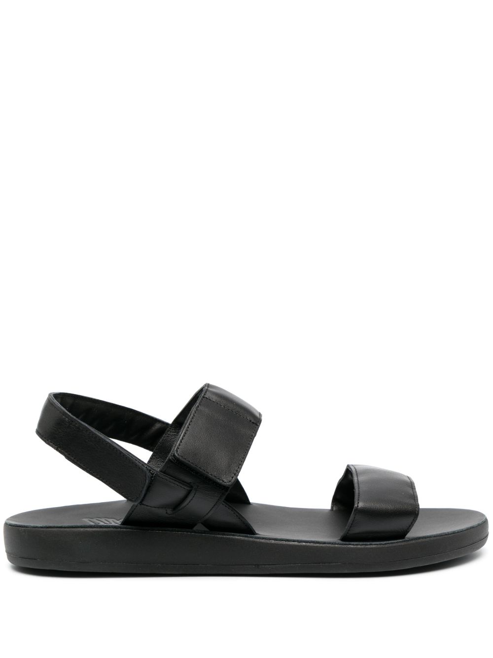 Ancient Greek Sandals Orfeas 皮质希腊风凉鞋 - 黑色