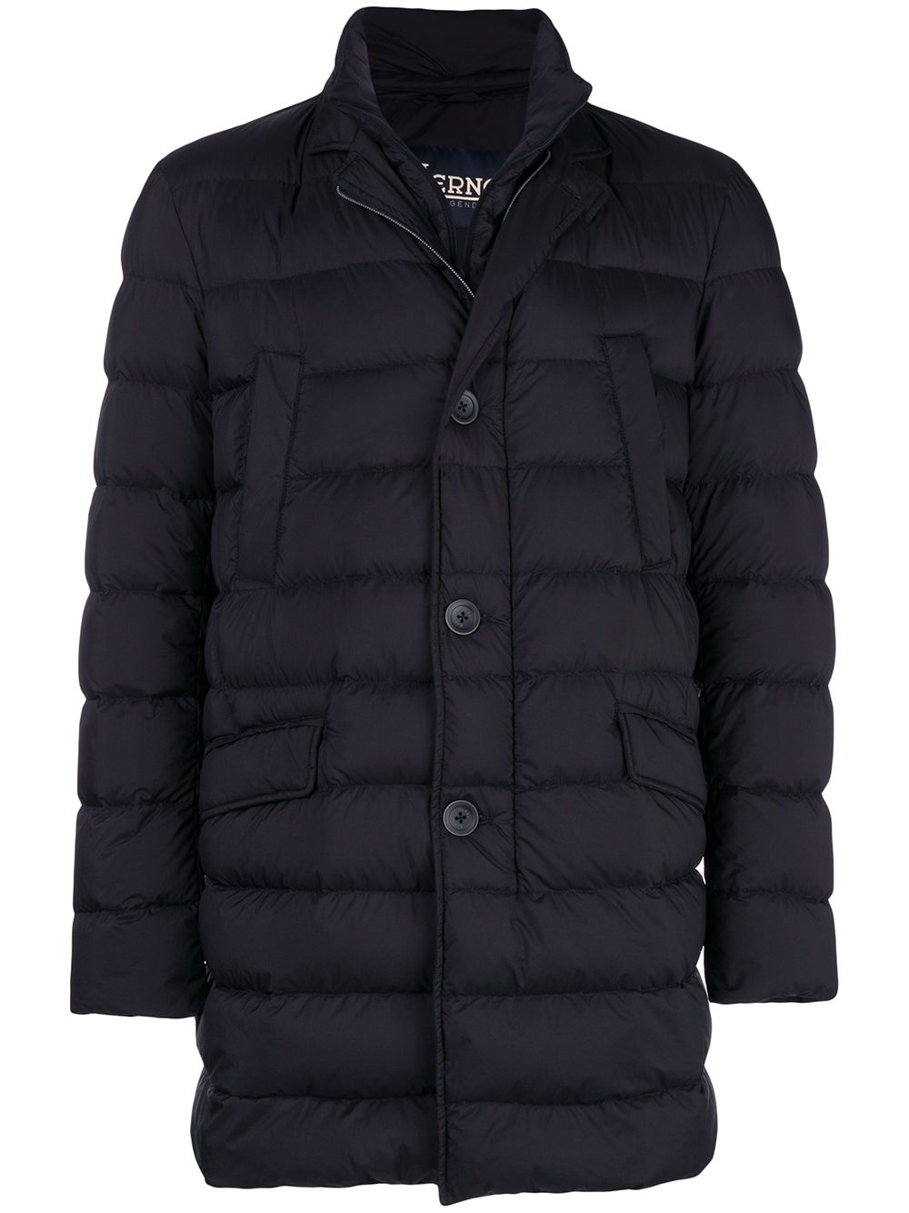 Herno padded straight fit jacket - 蓝色