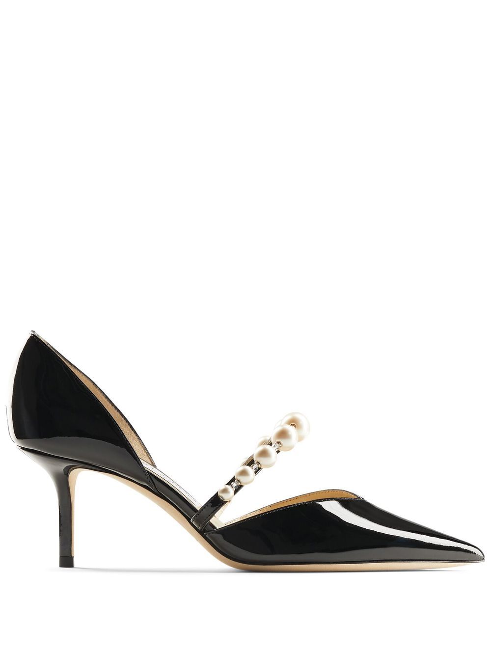 Jimmy Choo Aurelie 珠饰高跟鞋 - 黑色