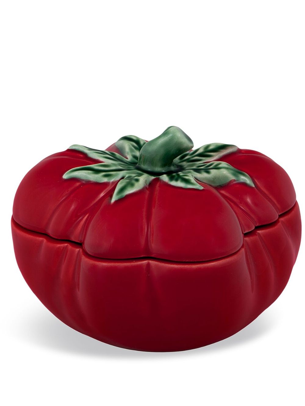 Bordallo Pinheiro Tomate 亮面设计收纳盒 - 红色