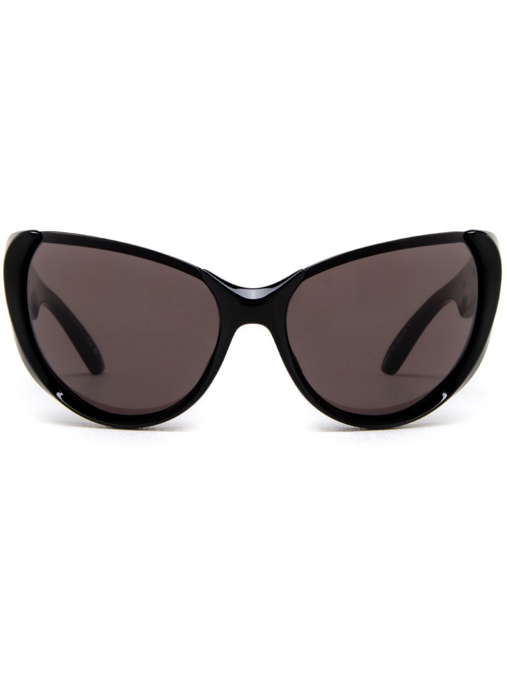 Balenciaga Eyewear Xpander 蝴蝶形镜框太阳眼镜 - 黑色