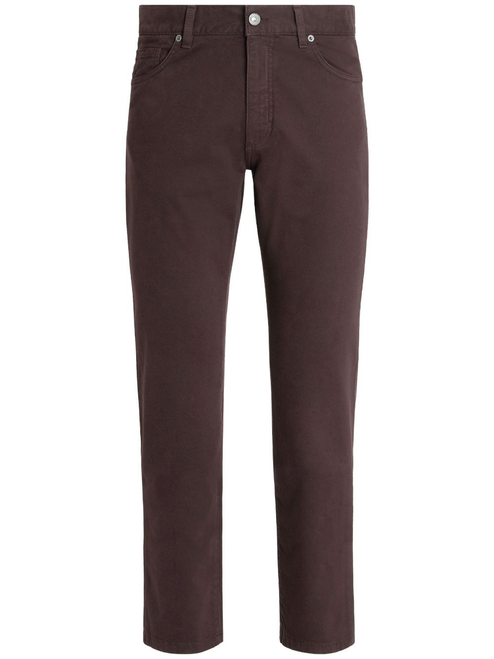 Zegna Roccia 直筒牛仔裤 - 红色