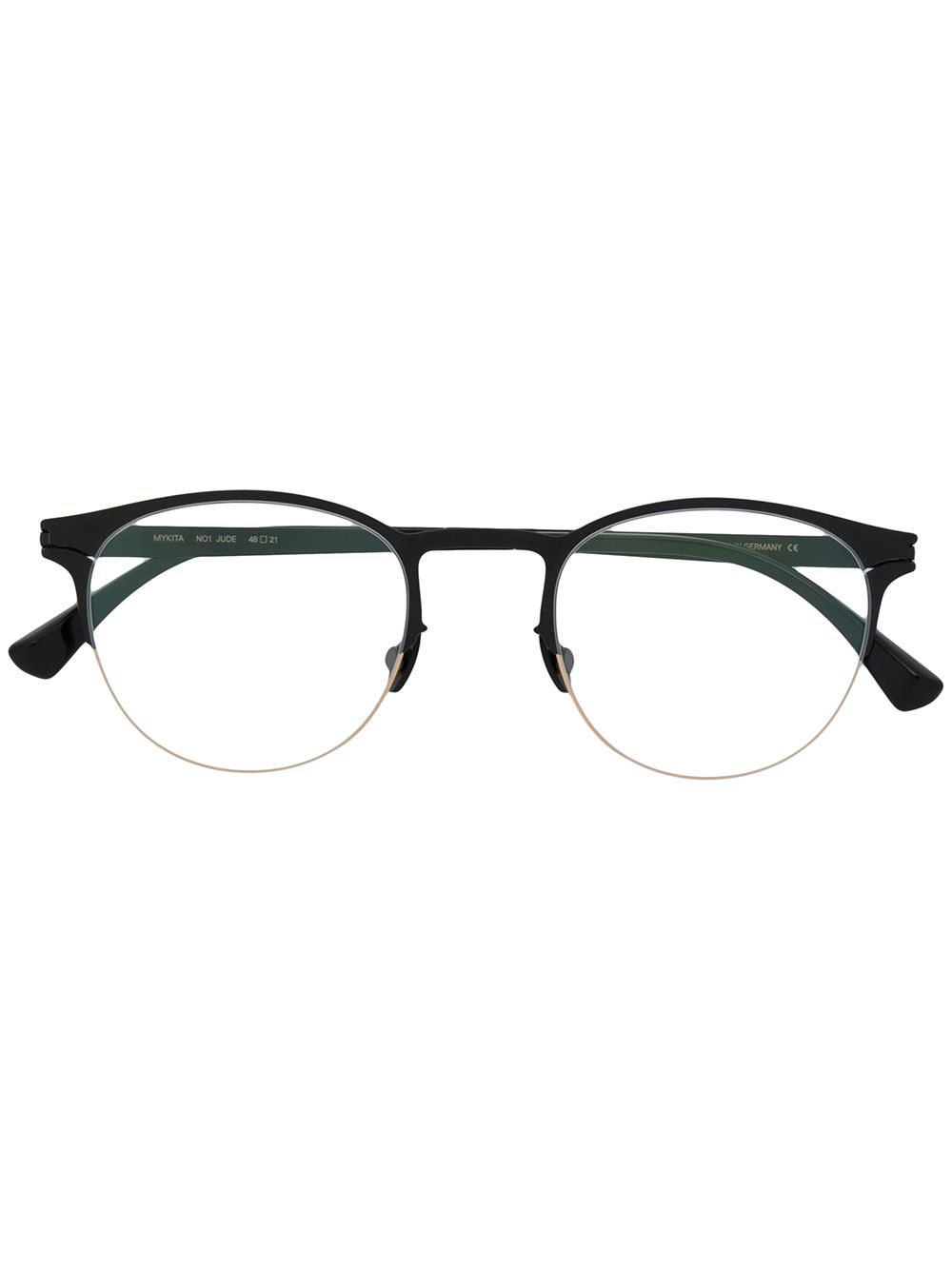 Mykita Jude 圆框眼镜 - 黑色
