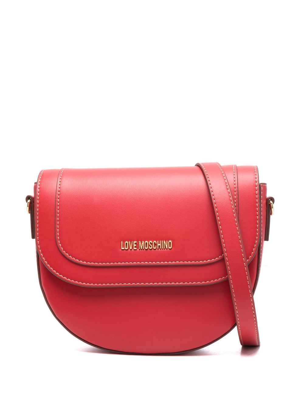 Love Moschino logo斜挎包 - 红色