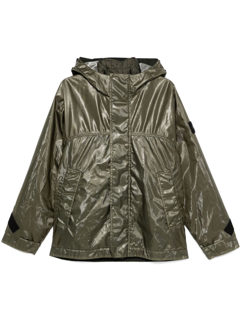 Stone Island 罗盘徽章夹克 - 绿色