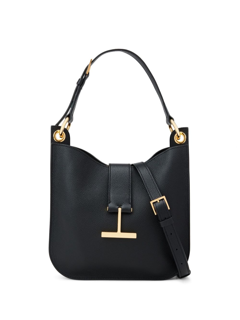 TOM FORD Tara 皮质小号手提包 - 黑色