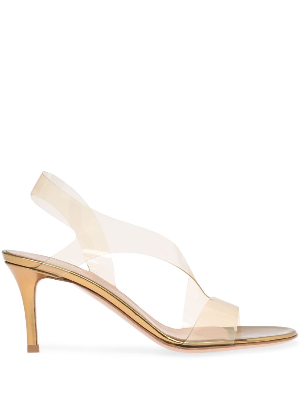 Gianvito Rossi Metropolis 凉鞋（7厘米） - 中性色